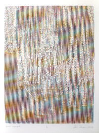 Visual Movement 2 - 4-color screen print